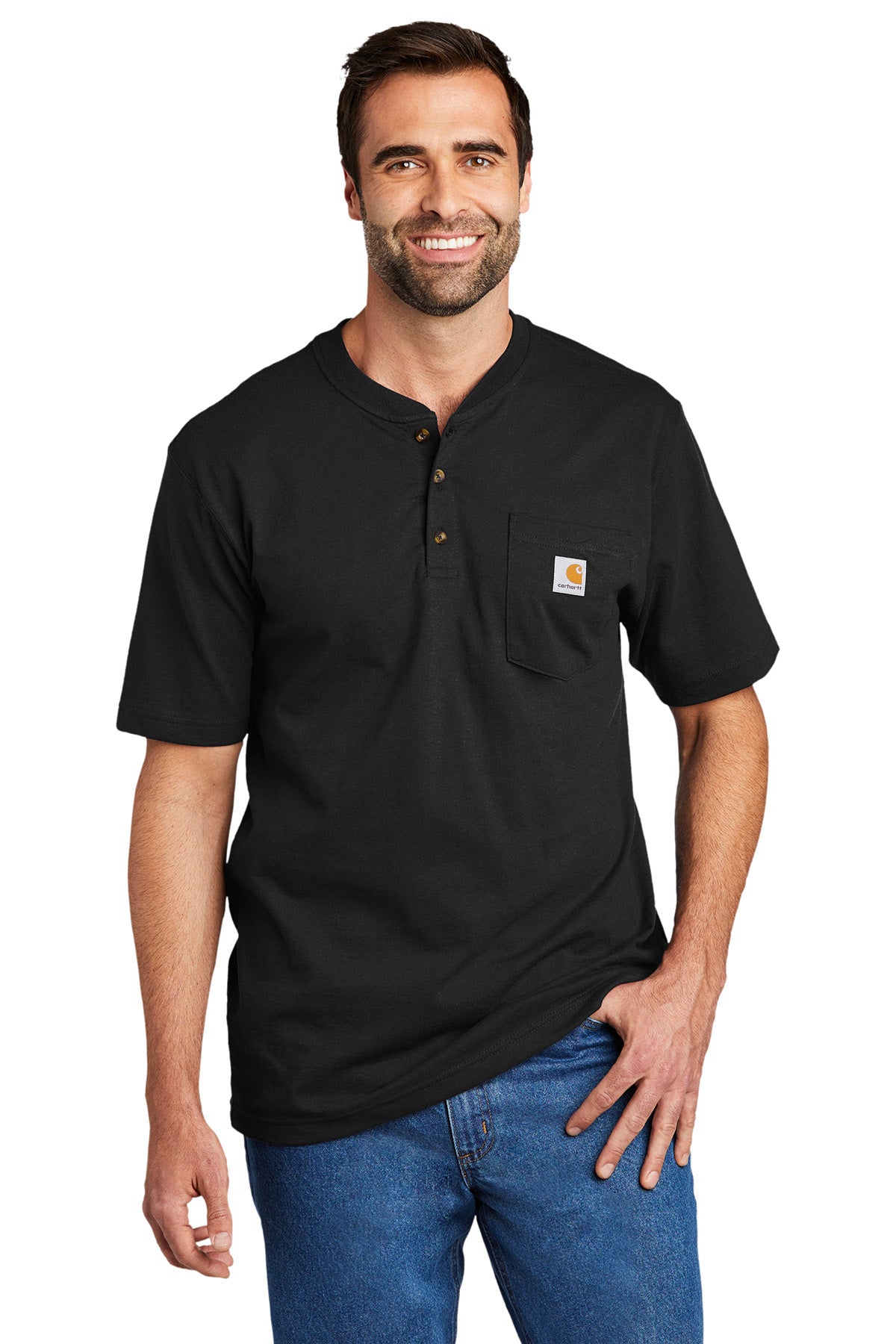 Carhartt Short Sleeve Henley T-Shirt-3