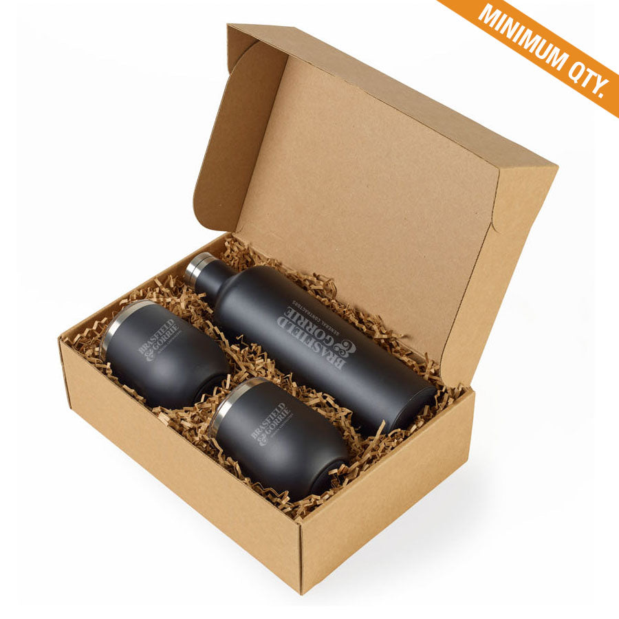 Corkcicle Canteen & Stemless Wine Cup Gift Set