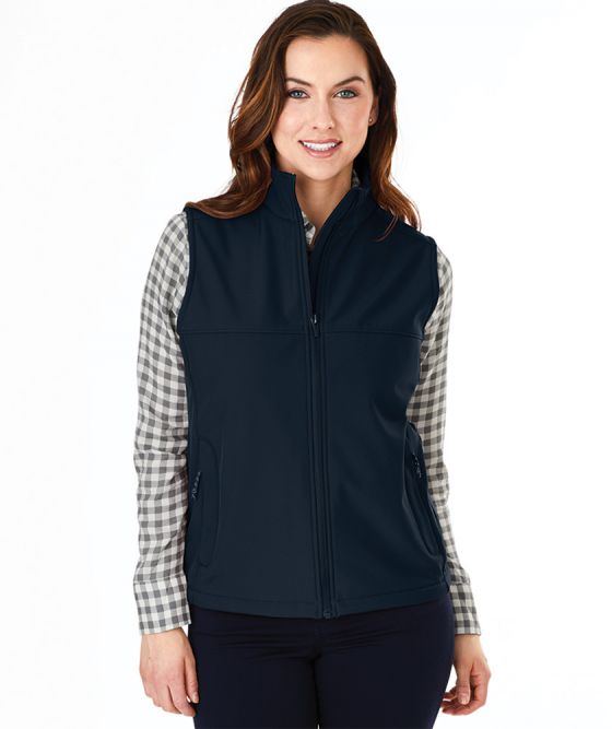 Buy navy Charles River Women&#39;s Soft Shell Vest