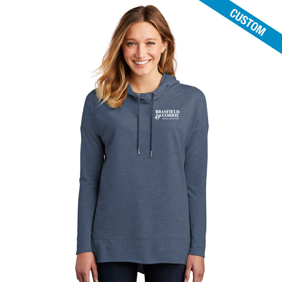 Buy washed-indigo District Women’s Featherweight French Terry Hoodie